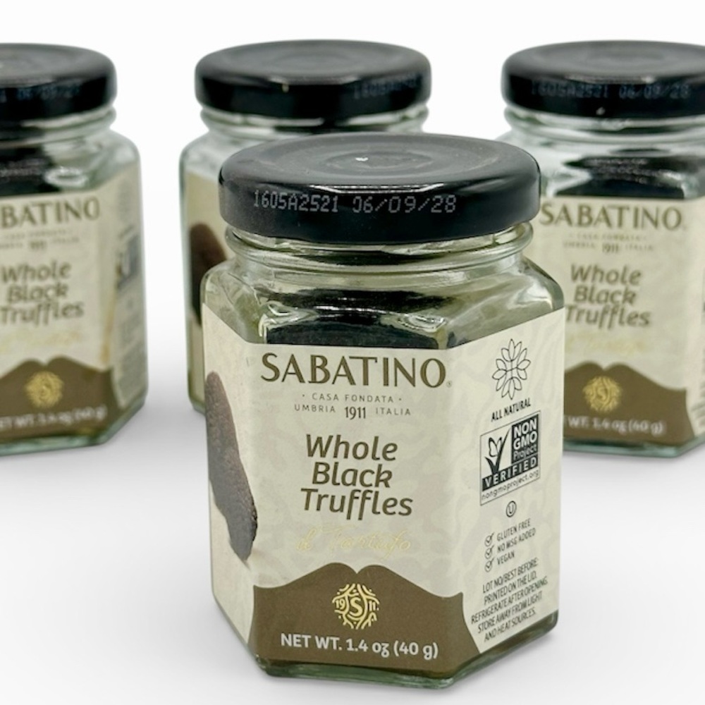 Sabatino Tartufi Whole Black Truffles in Juice 1.4 oz (40g)